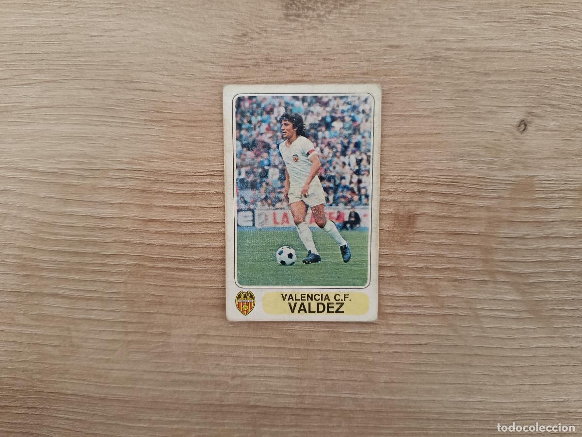 Cromos de F&uacute;tbol: CROMO PACOSA FUTBOL EN ACCION VALDEZ VALENCIA SIN PEGAR NUNCA PEGADO 1978 1979 78 79 D526
