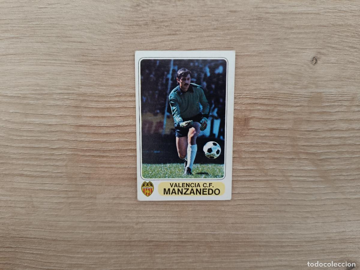 Fu&szlig;ball-Sticker: CROMO PACOSA FUTBOL EN ACCION MANZANEDO VALENCIA SIN PEGAR NUNCA PEGADO 1978 1979 78 79 D526