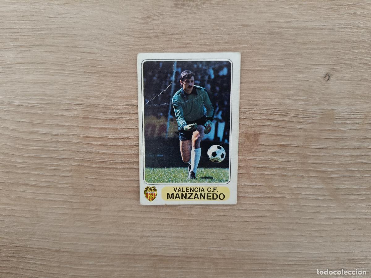 Fu&szlig;ball-Sticker: CROMO PACOSA FUTBOL EN ACCION MANZANEDO VALENCIA SIN PEGAR NUNCA PEGADO 1978 1979 78 79 D526