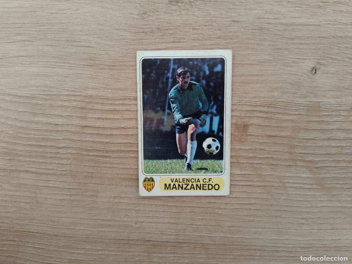 Fu&szlig;ball-Sticker: CROMO PACOSA FUTBOL EN ACCION MANZANEDO VALENCIA SIN PEGAR NUNCA PEGADO 1978 1979 78 79 D526