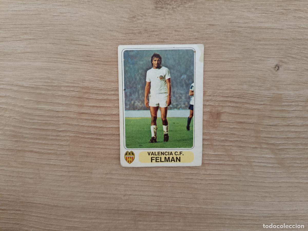 Fu&szlig;ball-Sticker: CROMO PACOSA FUTBOL EN ACCION FELMAN VALENCIA DESPEGADO 1978 1979 78 79 D526