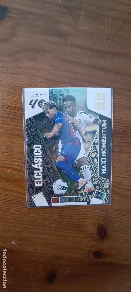 Fu&szlig;ball-Sticker: LAMINE YAMAL VINICIUS ELCLASICO EL CLASICO MAXI MOMENTUM ADRENALYN XL LIGA 2025/2026 25 26 PANINI