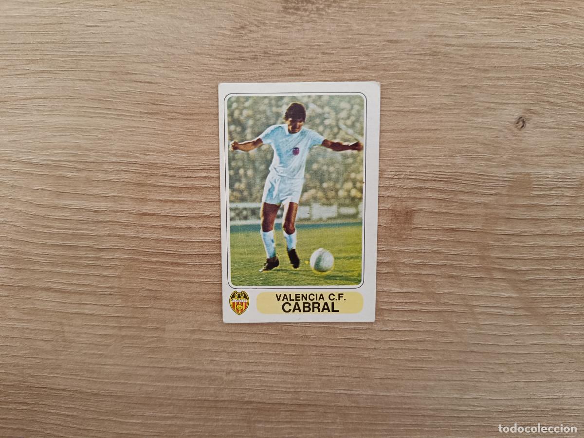Fu&szlig;ball-Sticker: CROMO PACOSA FUTBOL EN ACCION CABRAL VALENCIA SIN PEGAR NUNCA PEGADO 1978 1979 78 79 D526