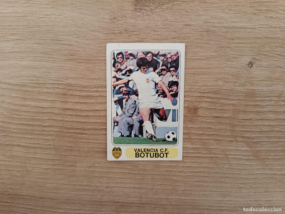 Fu&szlig;ball-Sticker: CROMO PACOSA FUTBOL EN ACCION BOTUBOT VALENCIA SIN PEGAR NUNCA PEGADO 1978 1979 78 79 D526