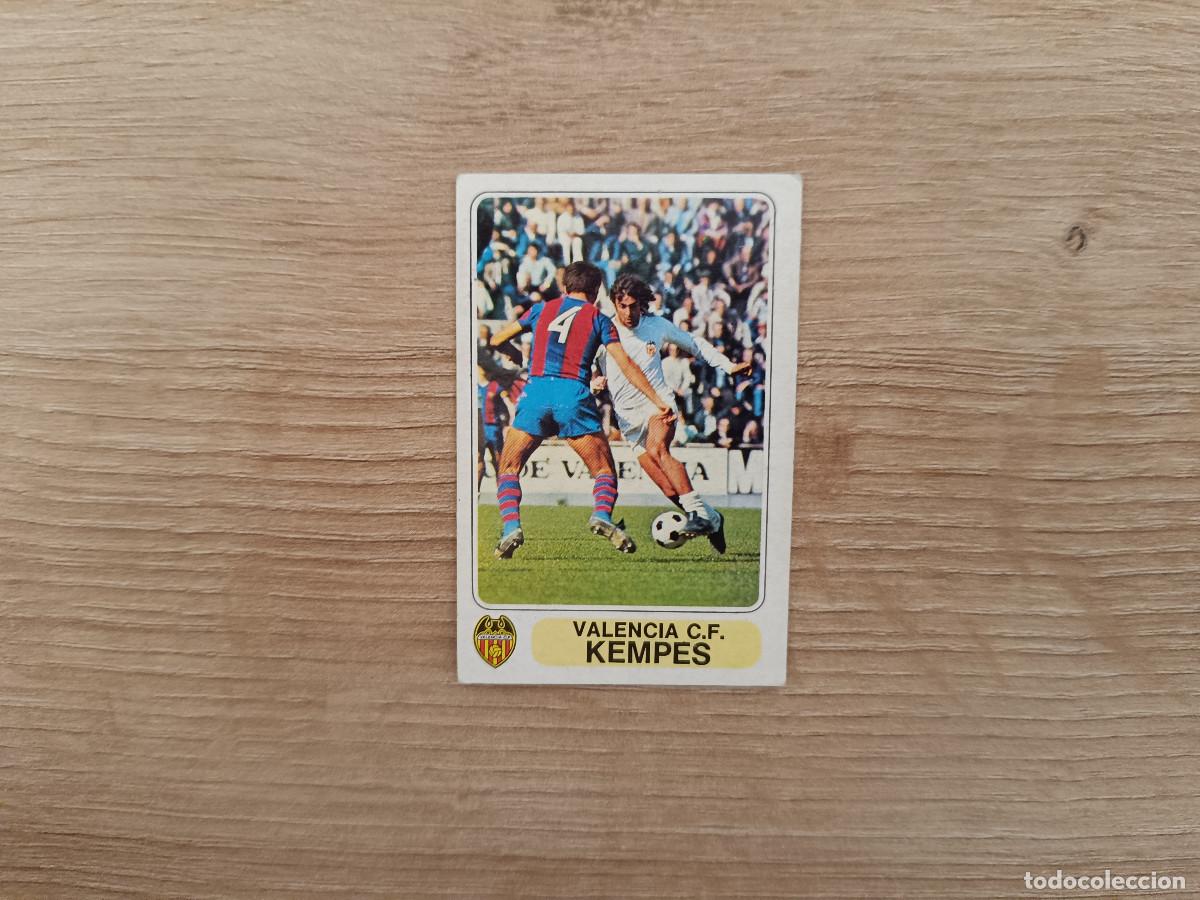 Fu&szlig;ball-Sticker: CROMO PACOSA FUTBOL EN ACCION KEMPES VALENCIA SIN PEGAR NUNCA PEGADO 1978 1979 78 79 D526