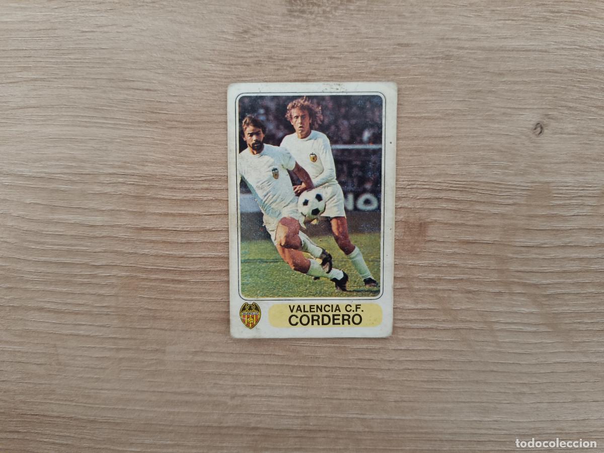Fu&szlig;ball-Sticker: CROMO PACOSA FUTBOL EN ACCION CORDERO VALENCIA SIN PEGAR NUNCA PEGADO 1978 1979 78 79 D526