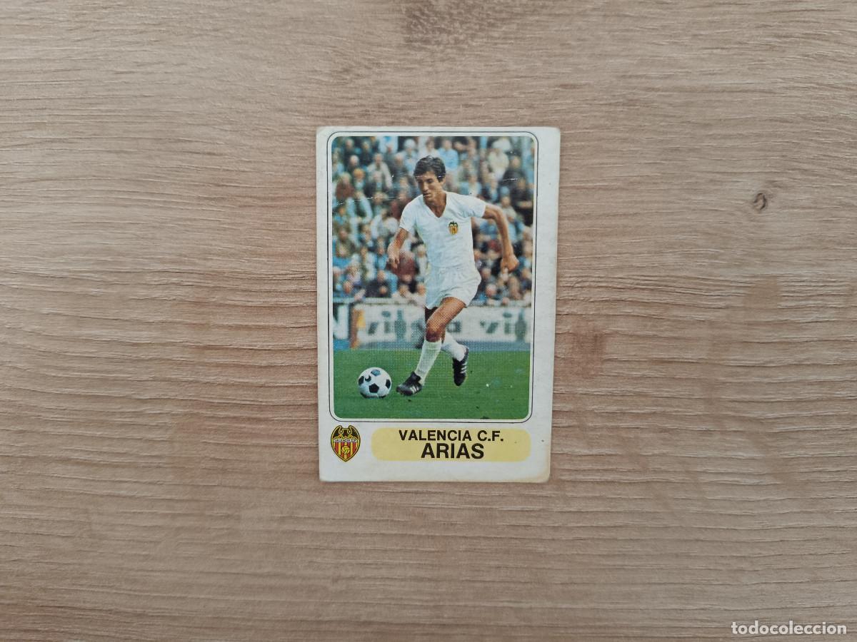 Fu&szlig;ball-Sticker: CROMO PACOSA FUTBOL EN ACCION ARIAS VALENCIA DESPEGADO 1978 1979 78 79 D526