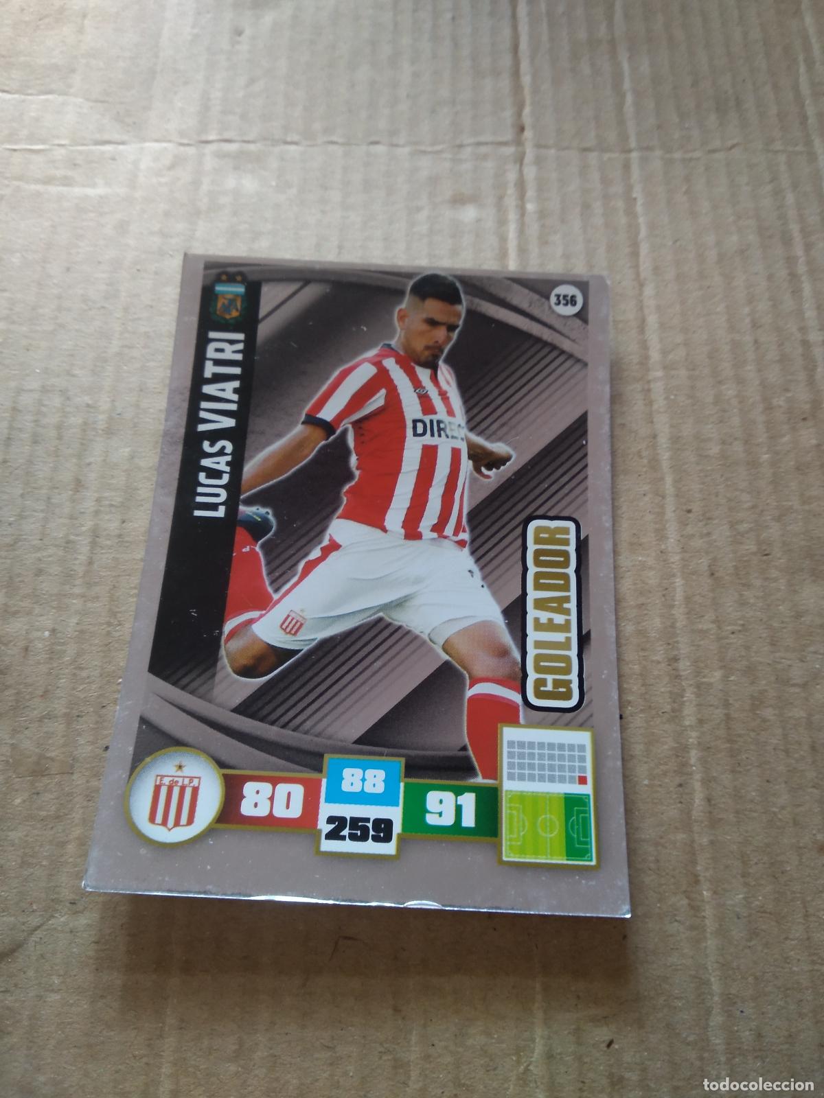 Cromos de Futebol: 356 LUCAS VIATRI ESTUDIANTES CROMO FUTBOL ARGENTINO PANINI LIGA ARGENTINA 2017 ADRENALYN
