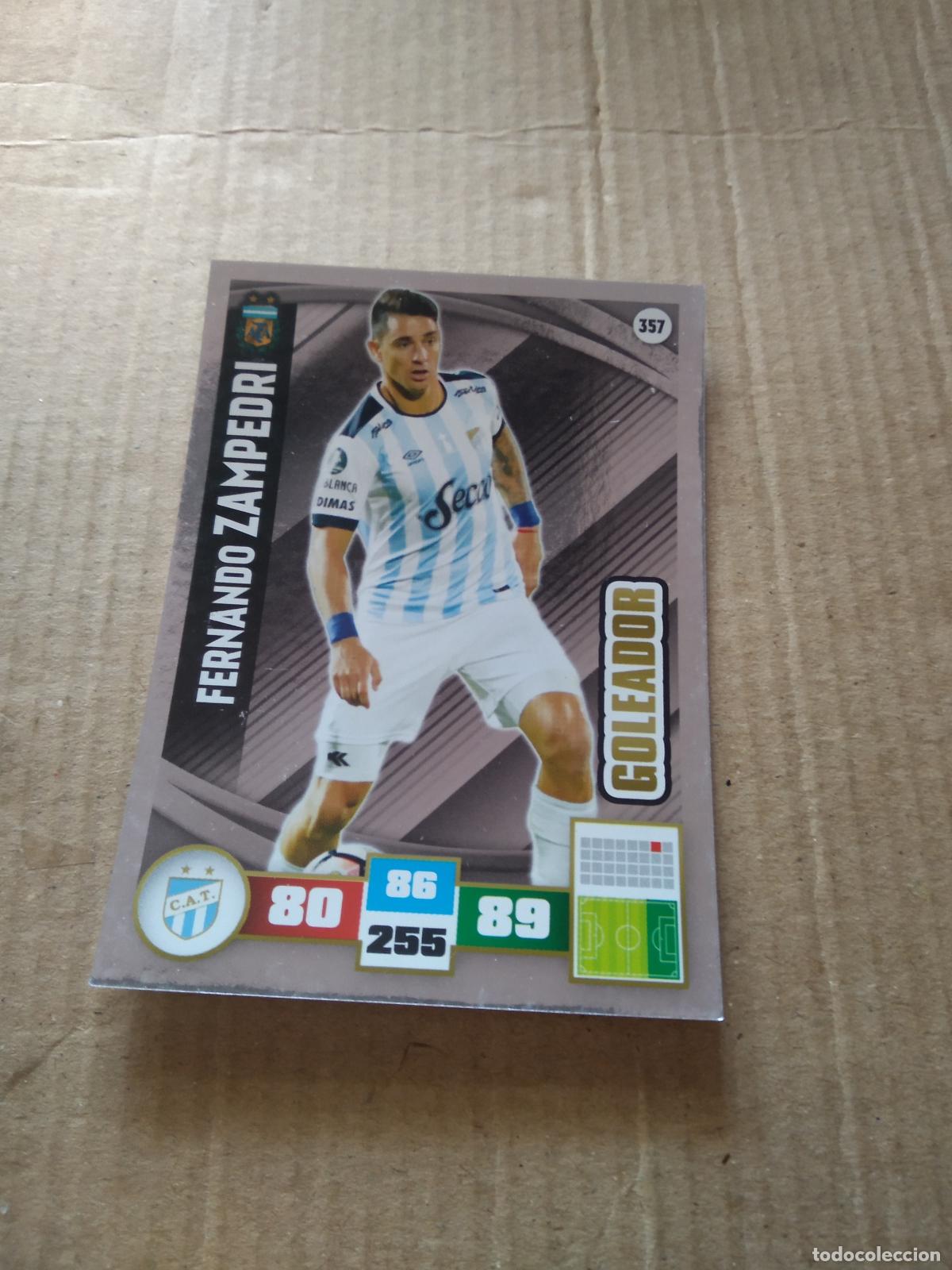 Cromos de Futebol: 357 FERNANDO ZAMPEDRI ATLETICO TUCUMAN CROMO FUTBOL ARGENTINO PANINI LIGA ARGENTINA 2017 ADRENALYN
