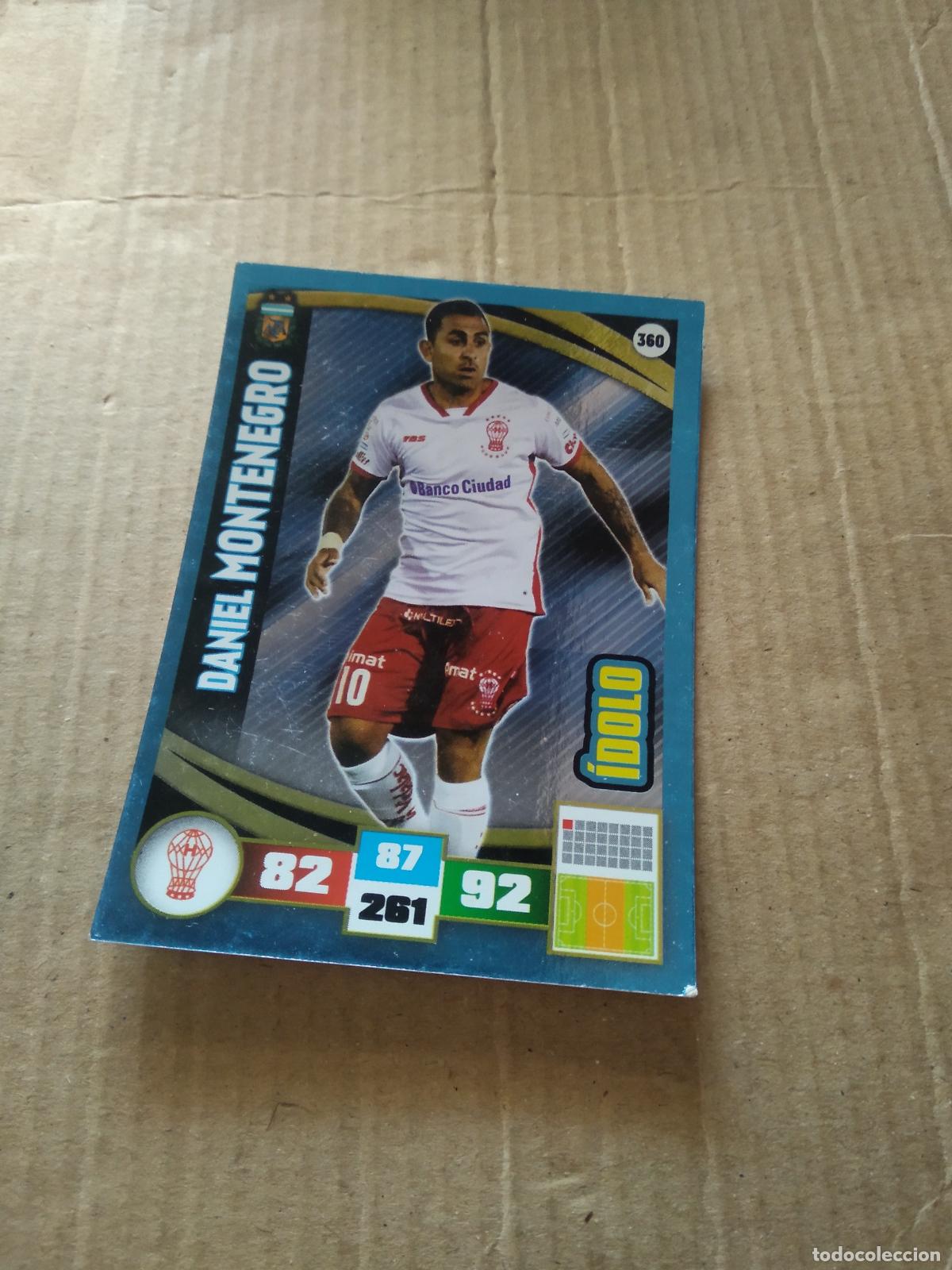Cromos de F&uacute;tbol: 360 DANIEL MONTENEGRO HURACAN CROMO FUTBOL ARGENTINO PANINI LIGA ARGENTINA 2017 ADRENALYN