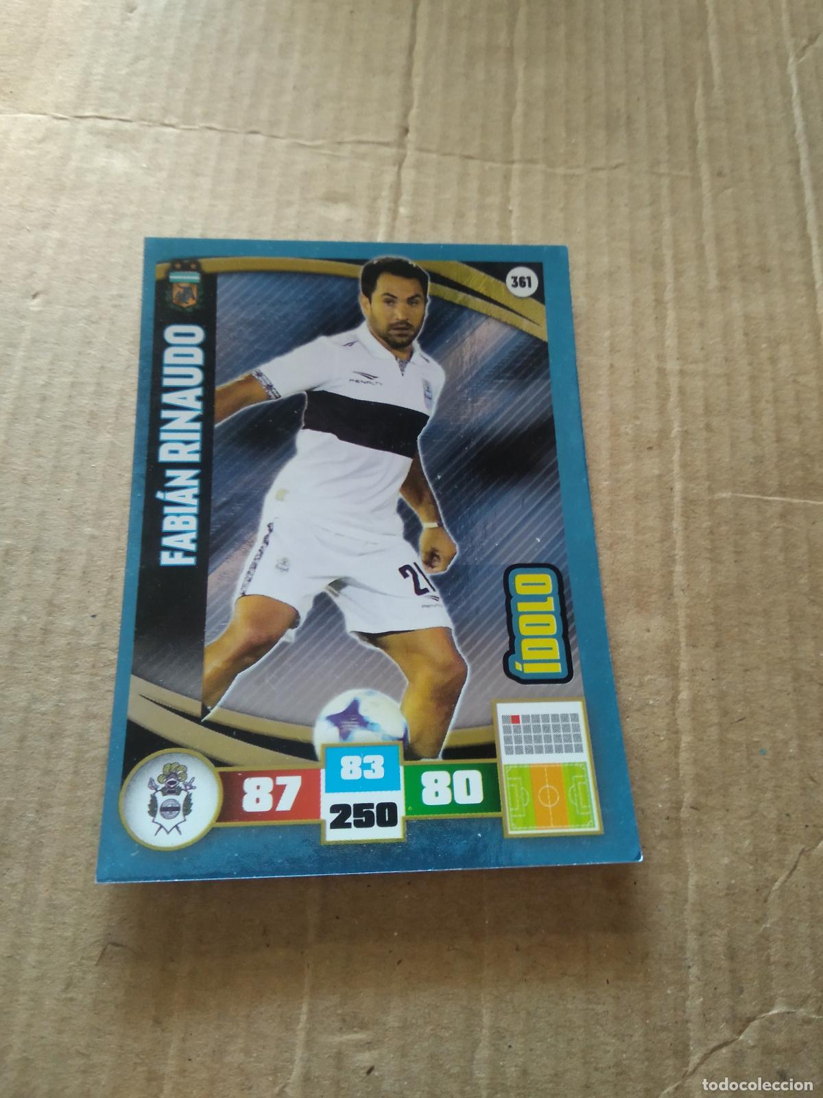 Cromos de F&uacute;tbol: 361 FABIAN RINAUDO GIMNASIA CROMO FUTBOL ARGENTINO PANINI LIGA ARGENTINA 2017 ADRENALYN