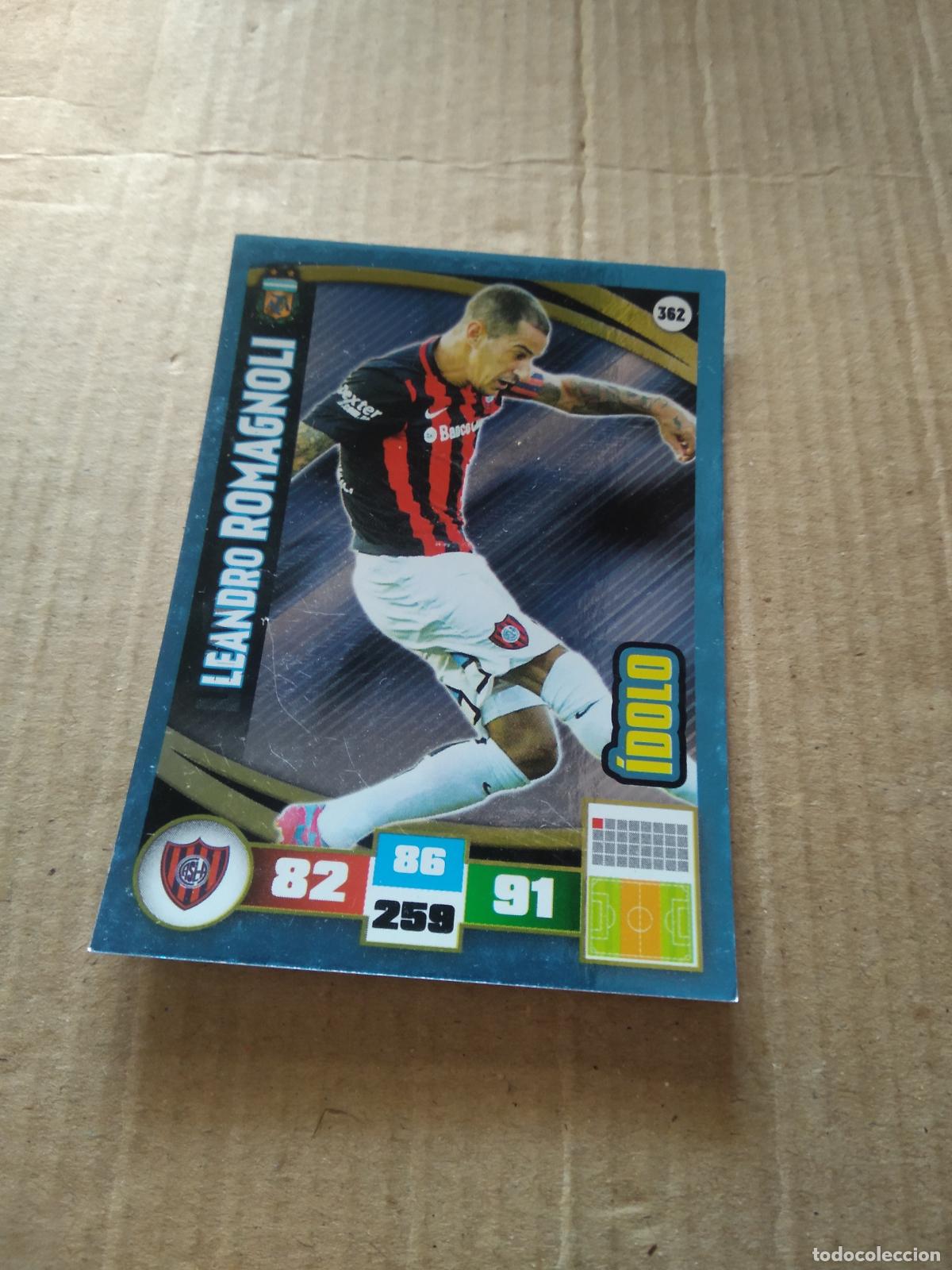 Cromos de F&uacute;tbol: 362 LEANDRO ROMAGNOLI SAN LORENZO CROMO FUTBOL ARGENTINO PANINI LIGA ARGENTINA 2017 ADRENALYN