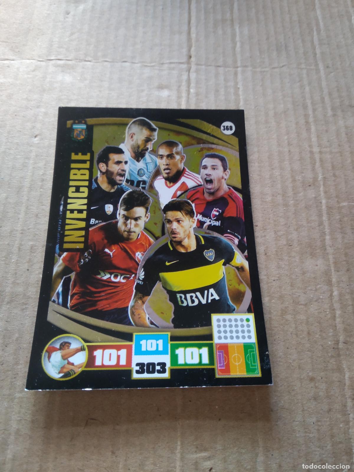 Cromos de F&uacute;tbol: 368 INVENCIBLE TAGLIAGICO MAXI RODRIGUEZ CROMO FUTBOL ARGENTINO PANINI LIGA ARGENTINA 2017 ADRENALYN