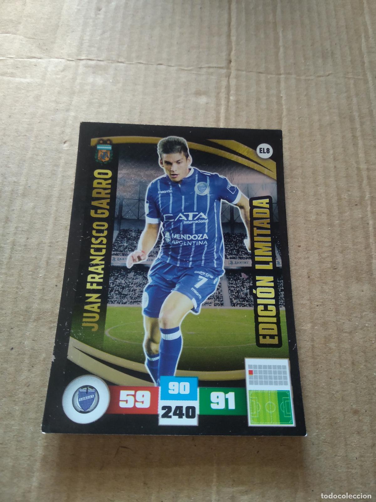 Figurine di Calcio: JUAN FRANCISCO GARRO EDICION LIMITADA CROMO FUTBOL ARGENTINO PANINI LIGA ARGENTINA 2017 ADRENALYN