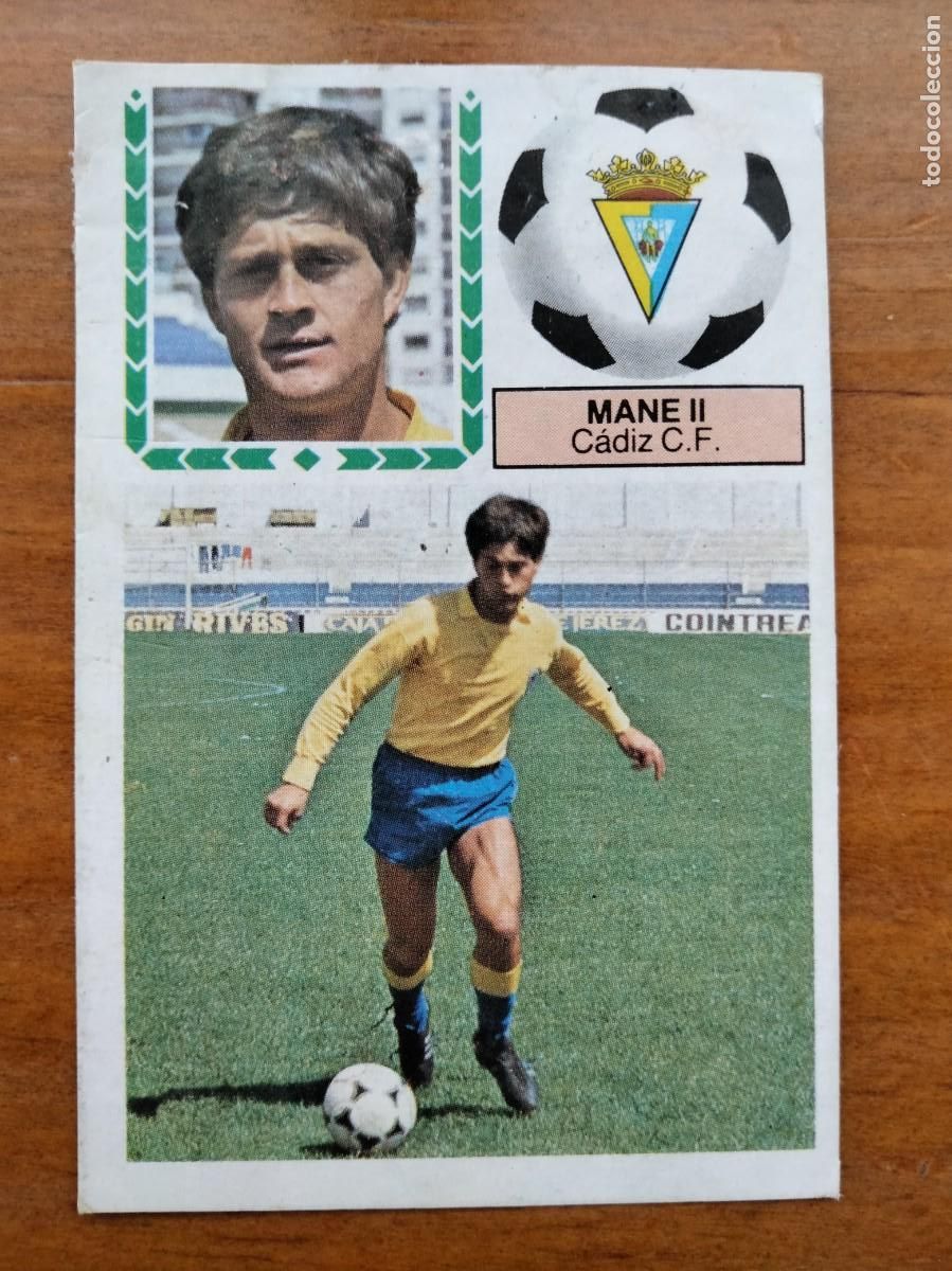 Cartes &agrave; collectionner de Football: Mane II coloca Cadiz versi&oacute;n dificil sin Meyba cromo &aacute;lbum liga Este 83 84