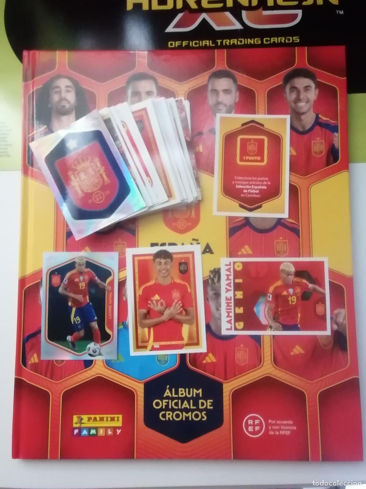 Figurine di Calcio: COLECCION COMPLETA + ALBUM 73 CROMOS ⚽ PANINI SELECCION ESPA&Ntilde;OLA ESPA&Ntilde;A SPAIN CARREFOUR 26 2026 ⚽