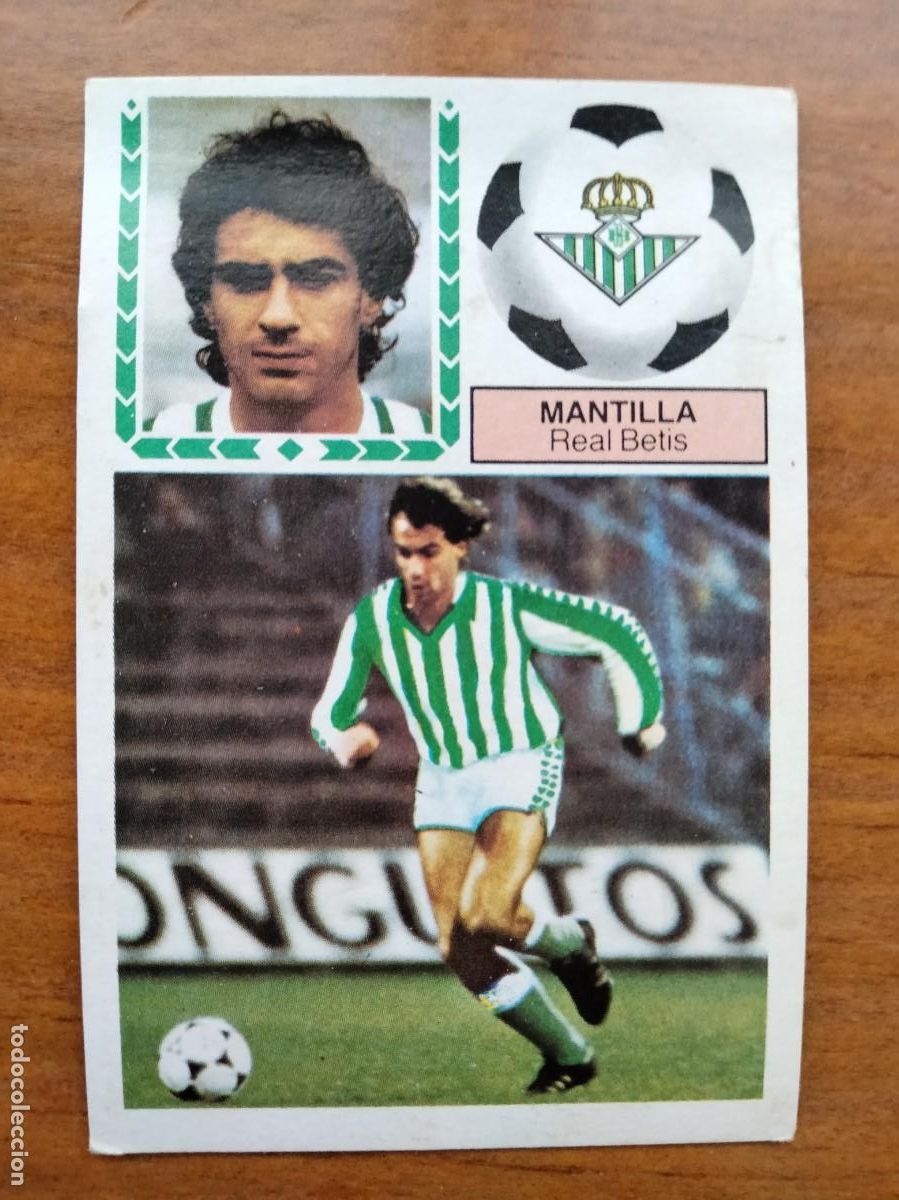 Cartes &agrave; collectionner de Football: Mantilla fichaje n 20 Betis versi&oacute;n pintado cromo &aacute;lbum liga Este 83 84