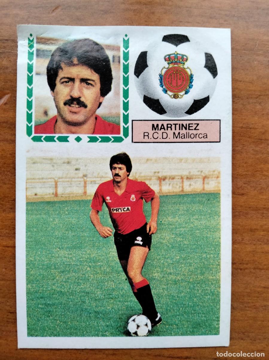 Cromos de F&uacute;tbol: Martinez fichaje n 23 Mallorca versi&oacute;n foto cromo &aacute;lbum liga Este 83 84