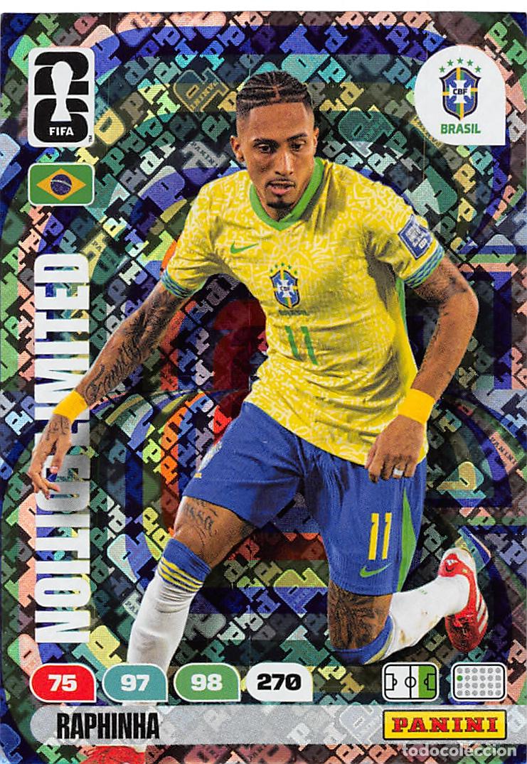 Cromos de F&uacute;tbol: PANINI ADRENALYN FIFA WORLD CUP MUNDIAL 2026 #LE RAPHINHA (BRASIL) LIMITED EDITION