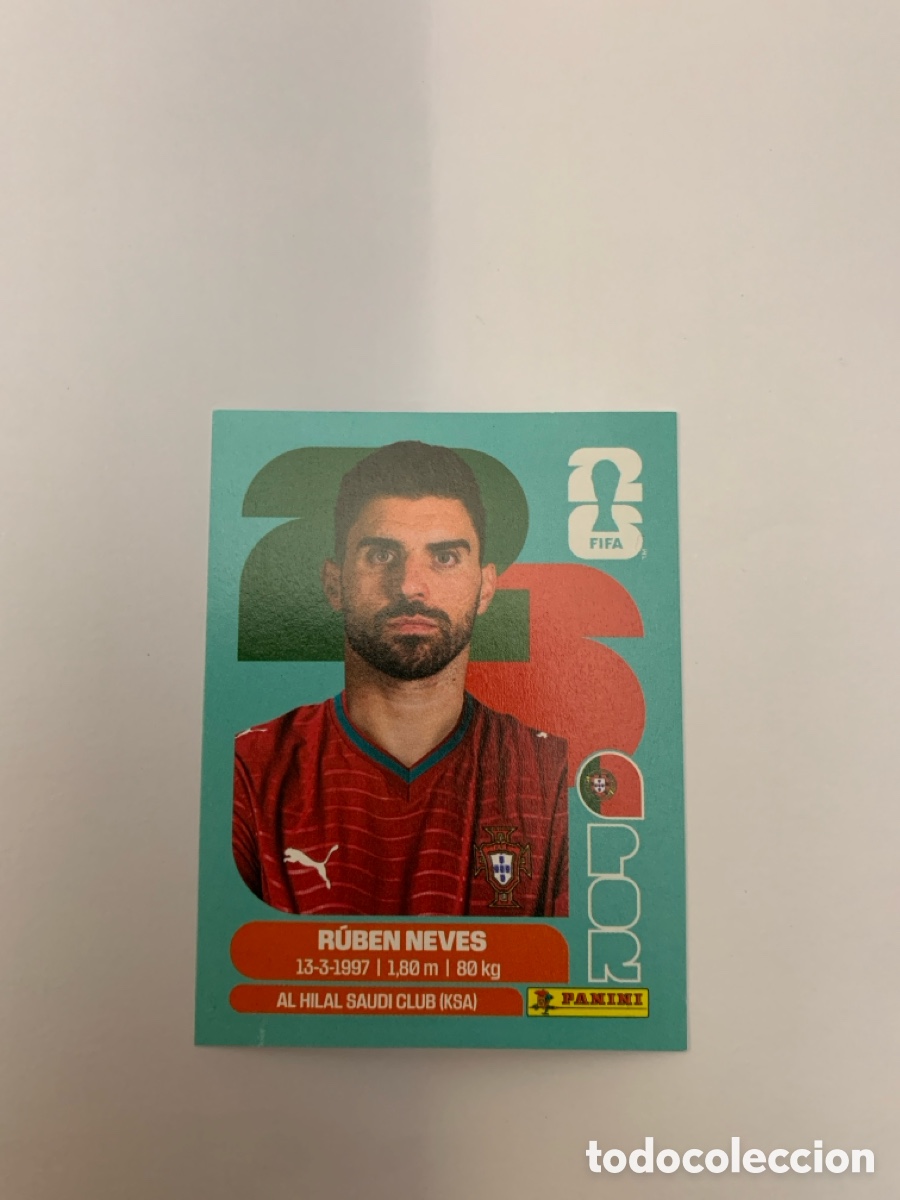 Cromos de F&uacute;tbol: Cromo panini Ruben Neves (Portugal)