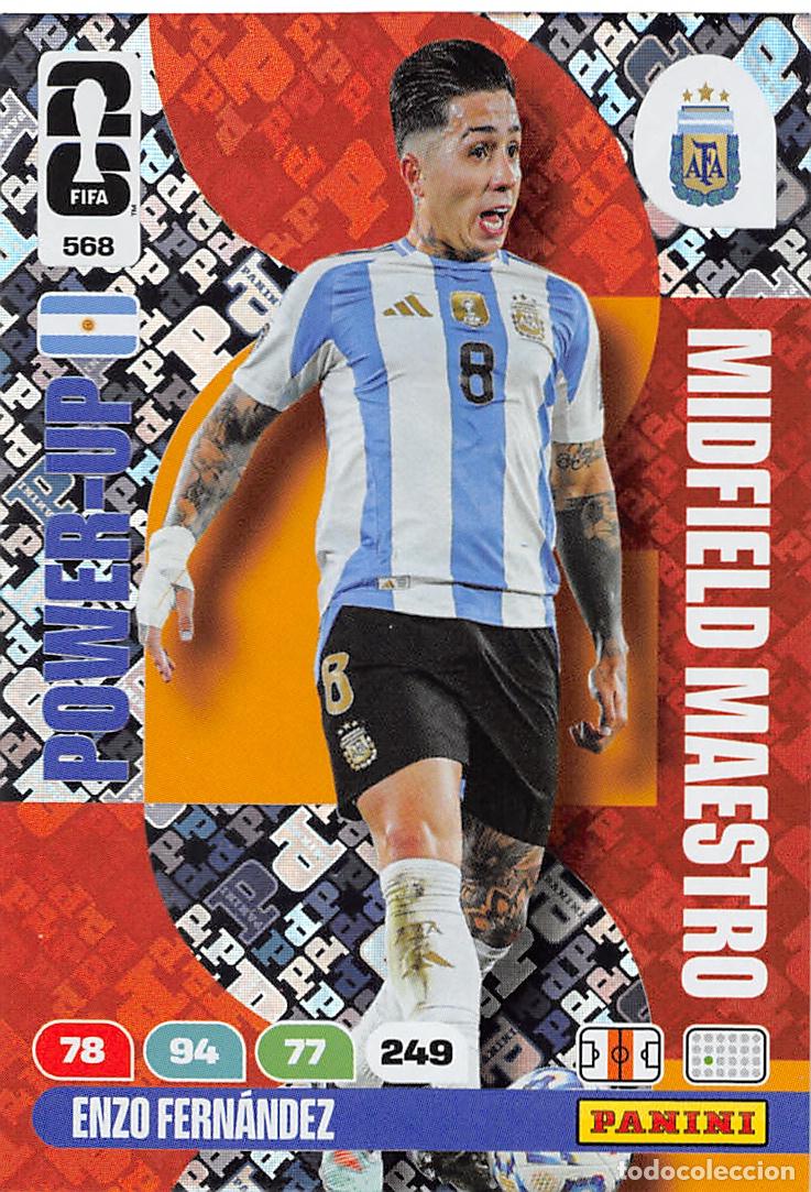 Fu&szlig;ball-Sticker: PANINI ADRENALYN FIFA WORLD CUP MUNDIAL 2026 #568 ENZO FERNANDEZ (ARGENTINA) MIDFIELD MAESTRO