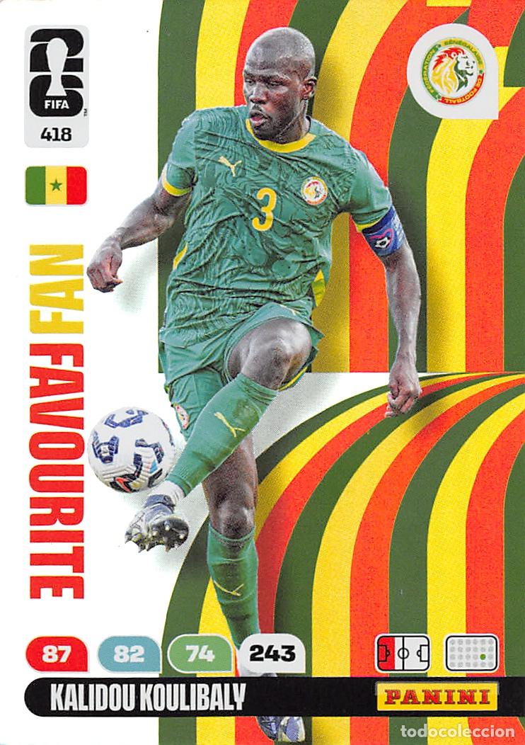 Fu&szlig;ball-Sticker: PANINI ADRENALYN FIFA WORLD CUP MUNDIAL 2026 #418 KOULIBALY (SENEGAL) FAN FAVOURITE