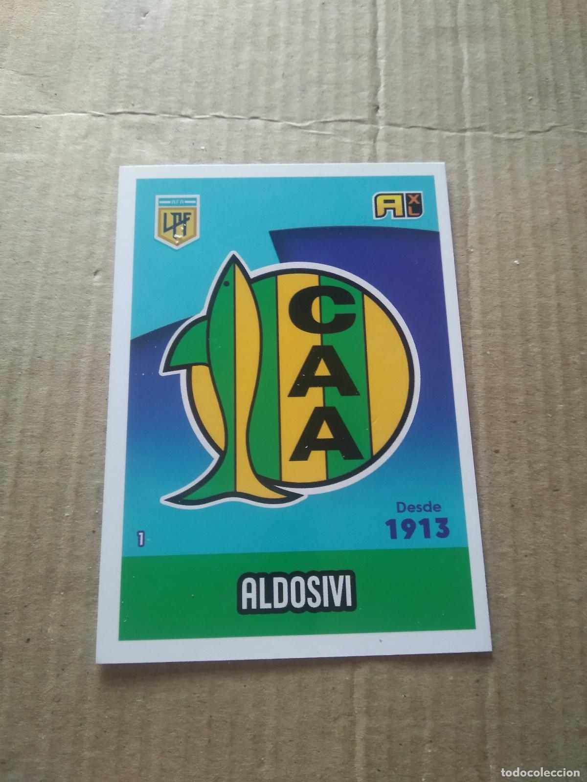 Fu&szlig;ball-Sticker: 1 ESCUDO ALDOSIVI CROMO FUTBOL ARGENTINO PANINI LIGA ARGENTINA 2021 ADRENALYN
