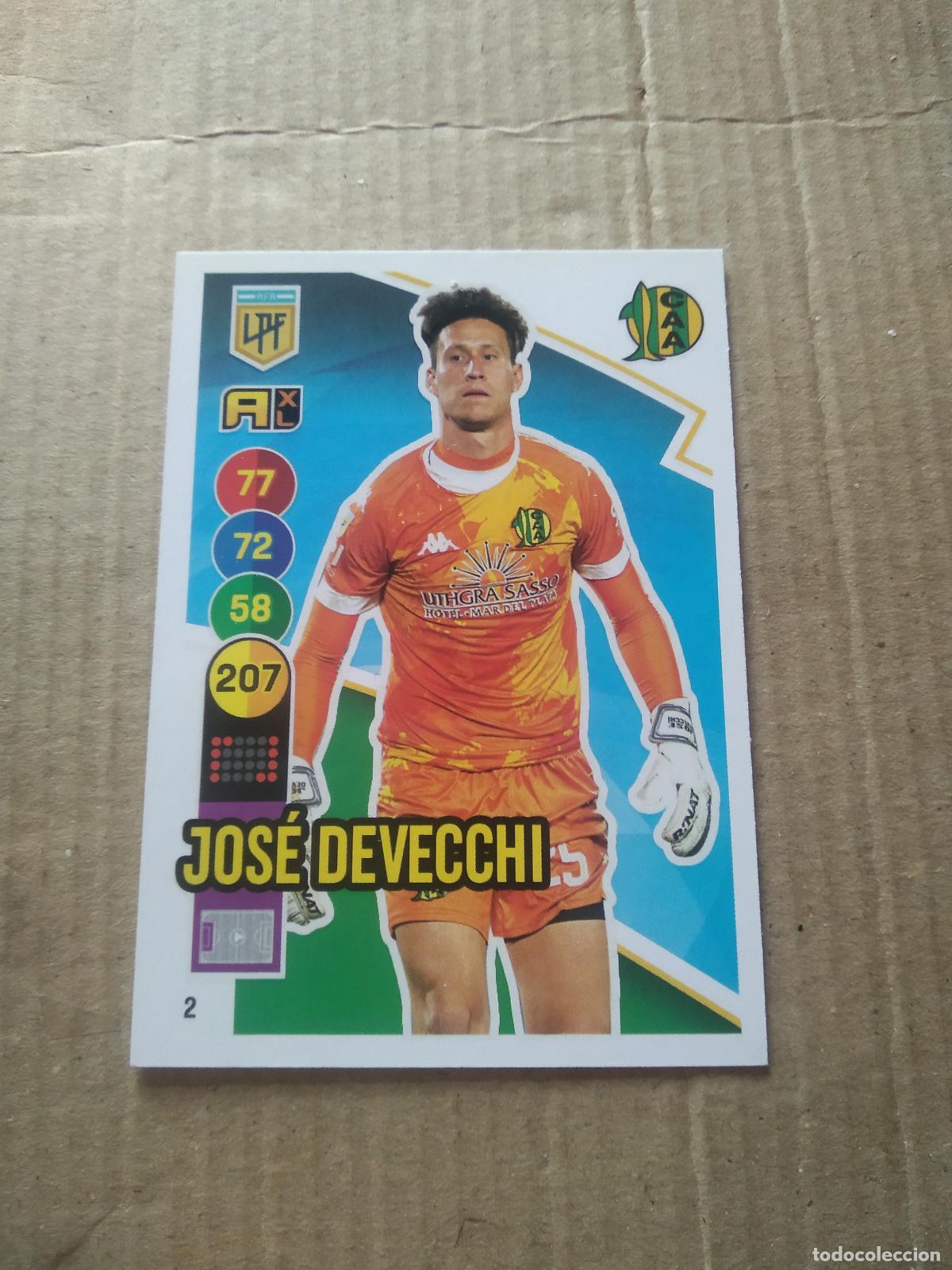 Fu&szlig;ball-Sticker: 2 JOSE DEVECCHI ALDOSIVI CROMO FUTBOL ARGENTINO PANINI LIGA ARGENTINA 2021 ADRENALYN