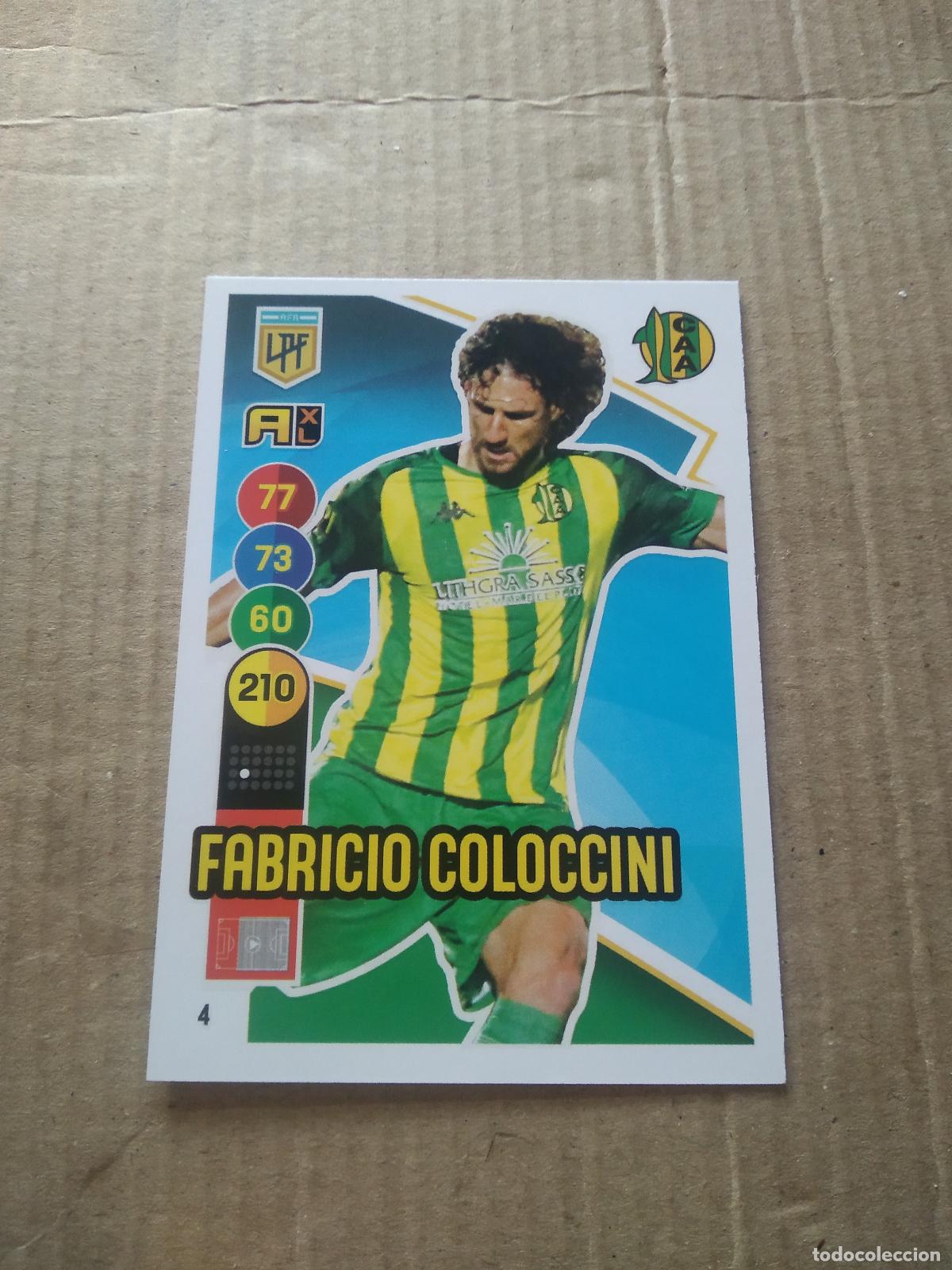 Football Stickers: 4 FABRICIO COLOCCINI ALDOSIVI CROMO FUTBOL ARGENTINO PANINI LIGA ARGENTINA 2021 ADRENALYN