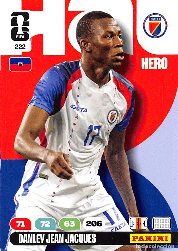 Football Stickers: PANINI ADRENALYN FIFA WORLD CUP MUNDIAL 2026 #222 DANLEY JEAN JACQUES (HAITI) BASE HERO