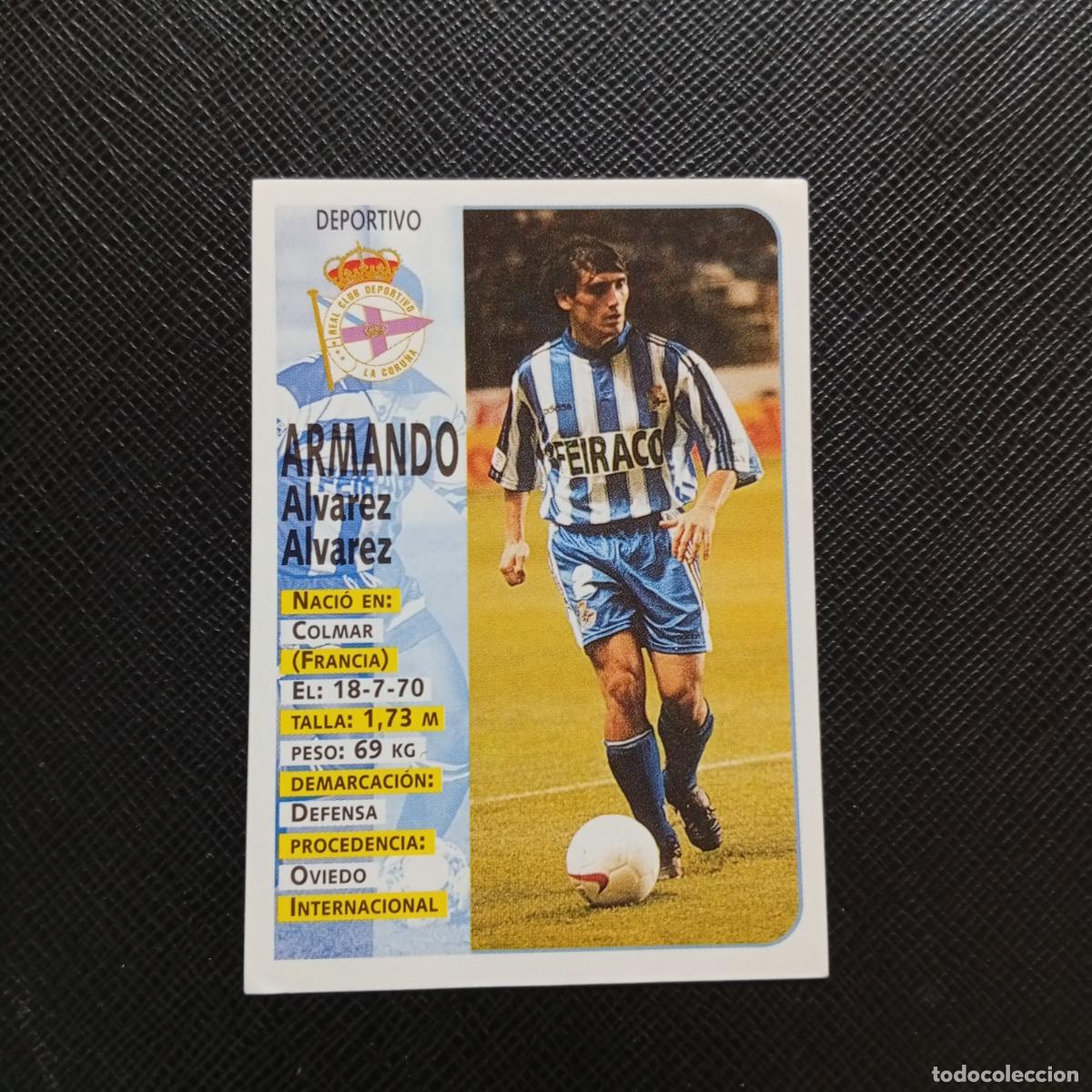 Football Stickers: 220 ARMANDO DEPORTIVO CORU&Ntilde;A PANINI 1998 1999 CROMO FUTBOL LIGA 98 99 - SIN PEGAR - A67 PG442