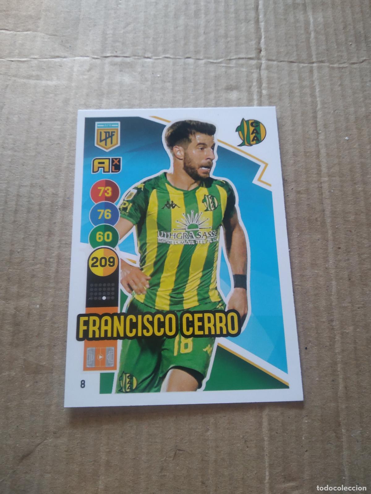 Cromos de Futebol: 8 FRANCISCO CERRO ALDOSIVI CROMO FUTBOL ARGENTINO PANINI LIGA ARGENTINA 2021 ADRENALYN