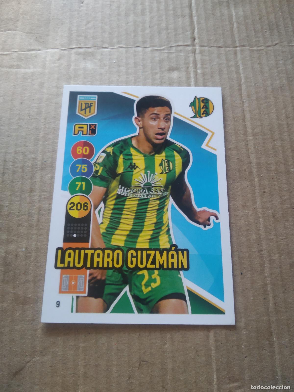 Cromos de Futebol: 9 LAUTARO GUZMAN ALDOSIVI CROMO FUTBOL ARGENTINO PANINI LIGA ARGENTINA 2021 ADRENALYN