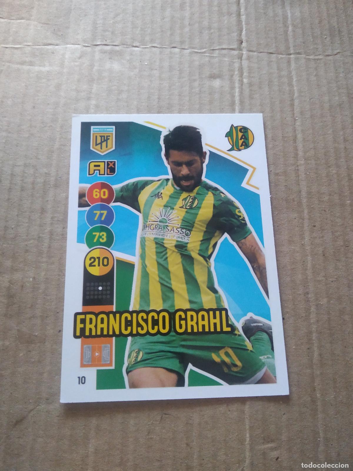 Cromos de Futebol: 10 FRANCISCO GRAHL ALDOSIVI CROMO FUTBOL ARGENTINO PANINI LIGA ARGENTINA 2021 ADRENALYN
