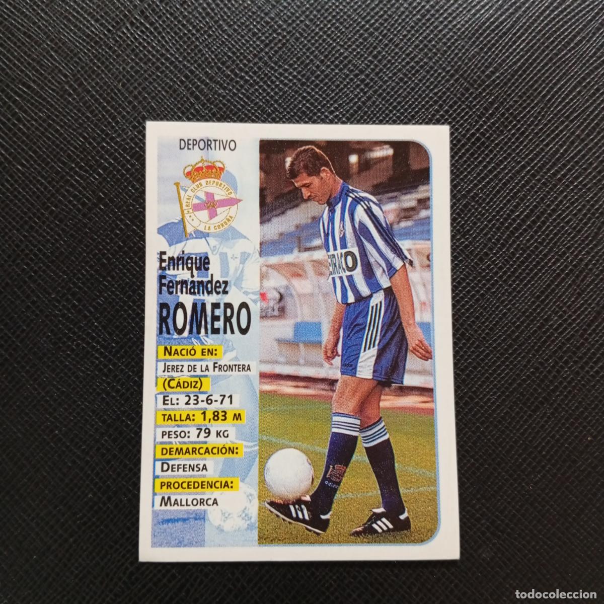 Cromos de Futebol: 222 ROMERO DEPORTIVO CORU&Ntilde;A PANINI 1998 1999 CROMO FUTBOL LIGA 98 99 - SIN PEGAR - A67 PG451