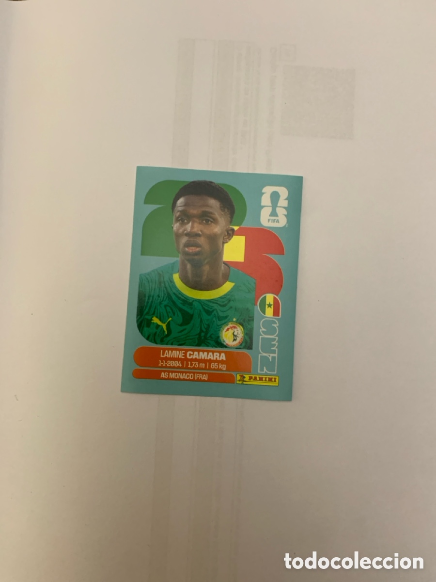 Fu&szlig;ball-Sticker: Cromo panini SEN 14 Lamine Camara