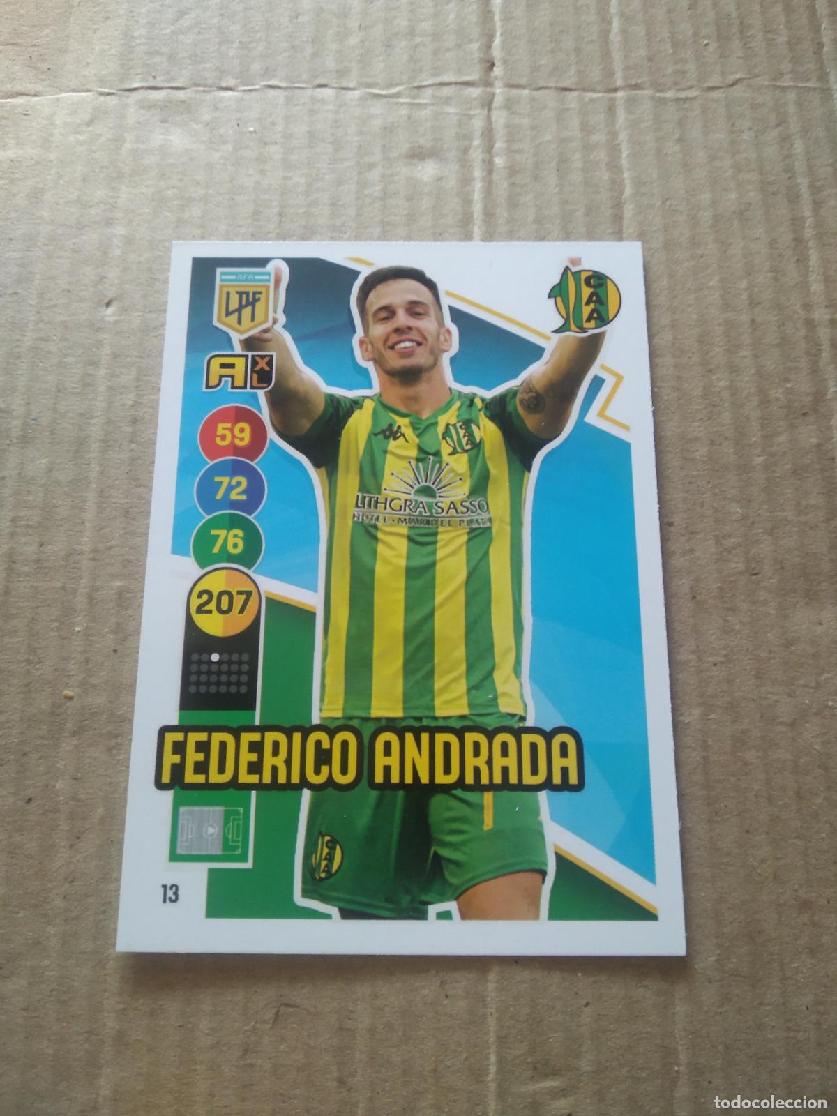 Cromos de Futebol: 13 FEDERICO ANDRADA ALDOSIVI CROMO FUTBOL ARGENTINO PANINI LIGA ARGENTINA 2021 ADRENALYN
