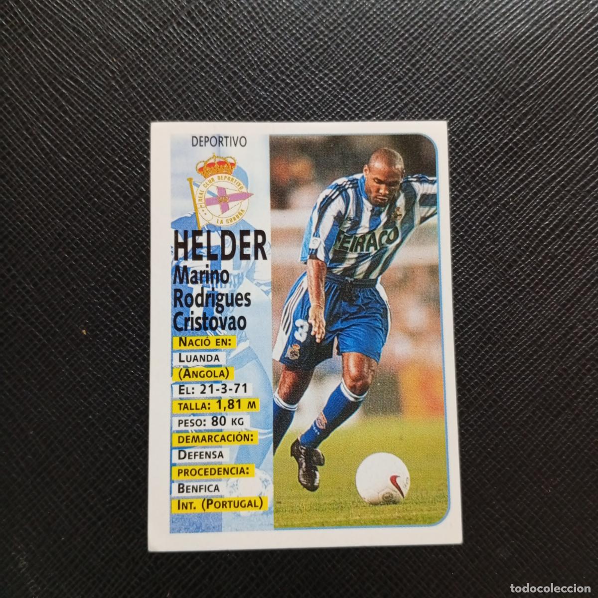 Fu&szlig;ball-Sticker: 224 HELDER DEPORTIVO CORU&Ntilde;A PANINI 1998 1999 CROMO FUTBOL LIGA 98 99 - SIN PEGAR - A67 PG451