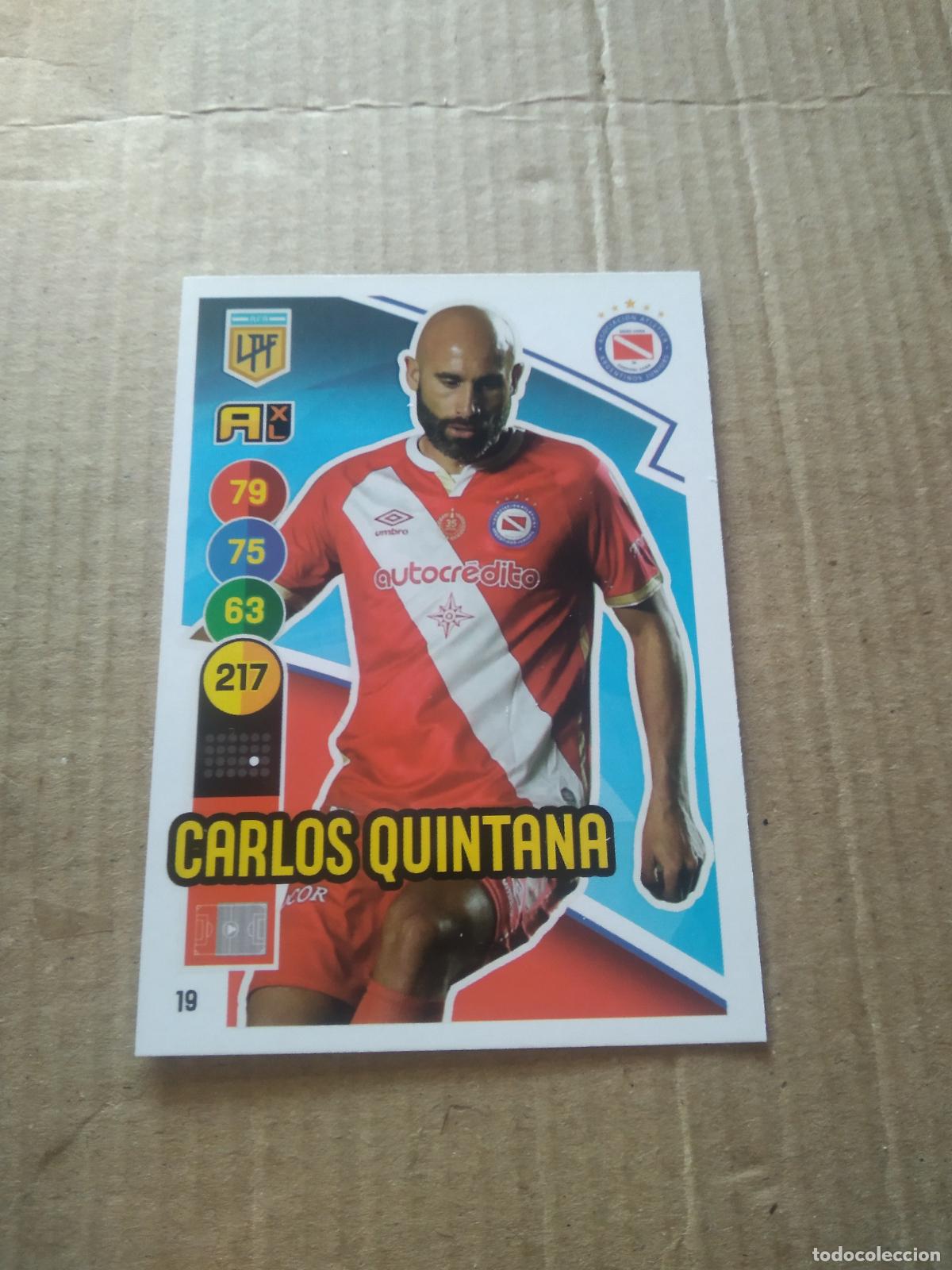 Fu&szlig;ball-Sticker: 19 CARLOS QUINTANA ARGENTINOS JUNIORS CROMO FUTBOL ARGENTINO PANINI LIGA ARGENTINA 2021 ADRENALYN