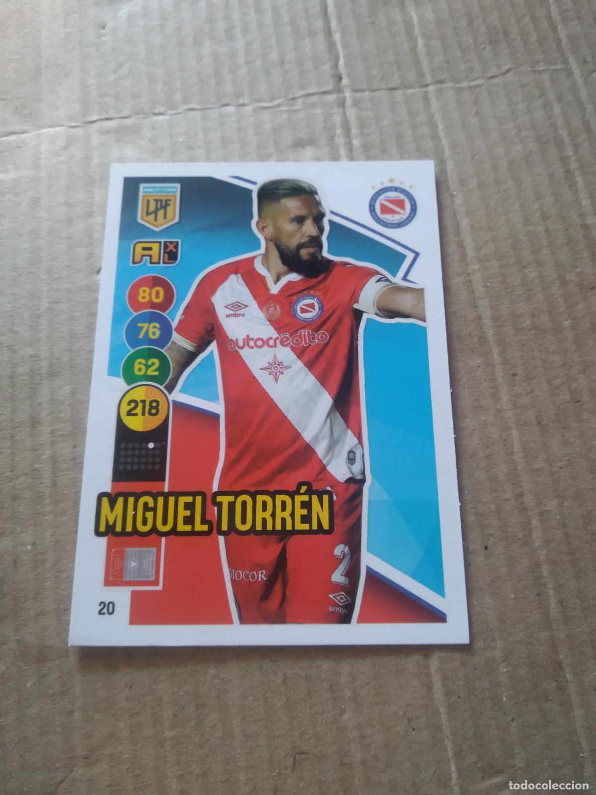 Fu&szlig;ball-Sticker: 20 MIGUEL TORREN ARGENTINOS JUNIORS CROMO FUTBOL ARGENTINO PANINI LIGA ARGENTINA 2021 ADRENALYN