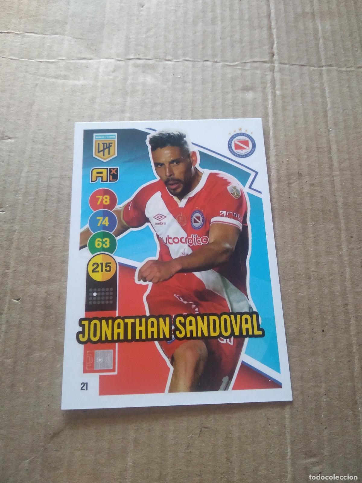 Fu&szlig;ball-Sticker: 21 JONATHAN SANDOVAL ARGENTINOS JUNIORS CROMO FUTBOL ARGENTINO PANINI LIGA ARGENTINA 2021 ADRENALYN