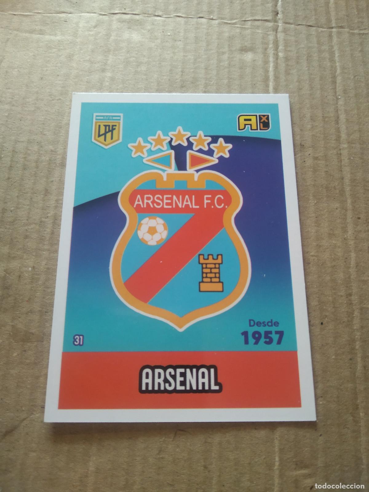 Fu&szlig;ball-Sticker: 31 ESCUDO ARSENAL CROMO FUTBOL ARGENTINO PANINI LIGA ARGENTINA 2021 ADRENALYN