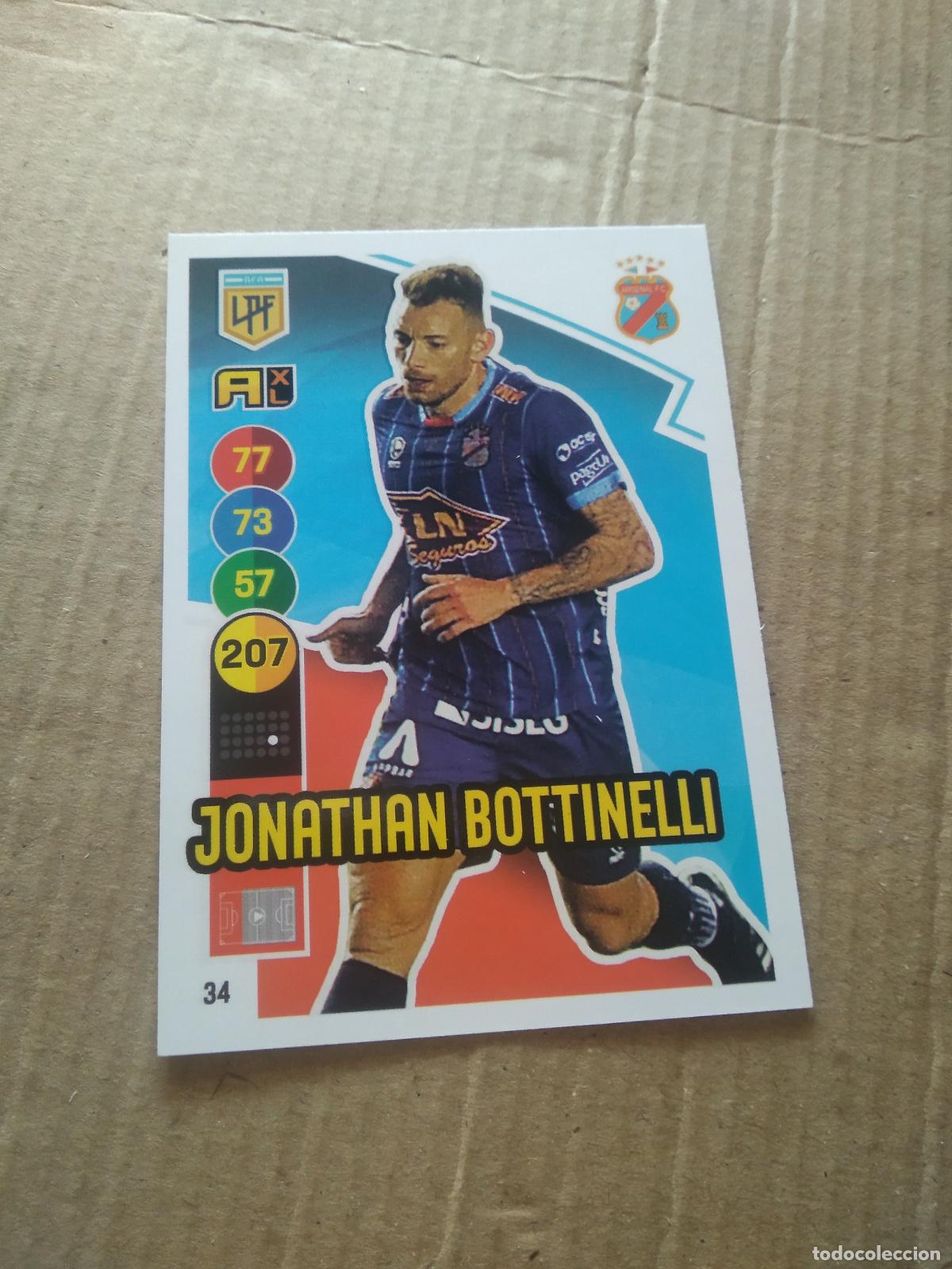 Fu&szlig;ball-Sticker: 34 JONATHAN BOTTINELLI ARSENAL CROMO FUTBOL ARGENTINO PANINI LIGA ARGENTINA 2021 ADRENALYN