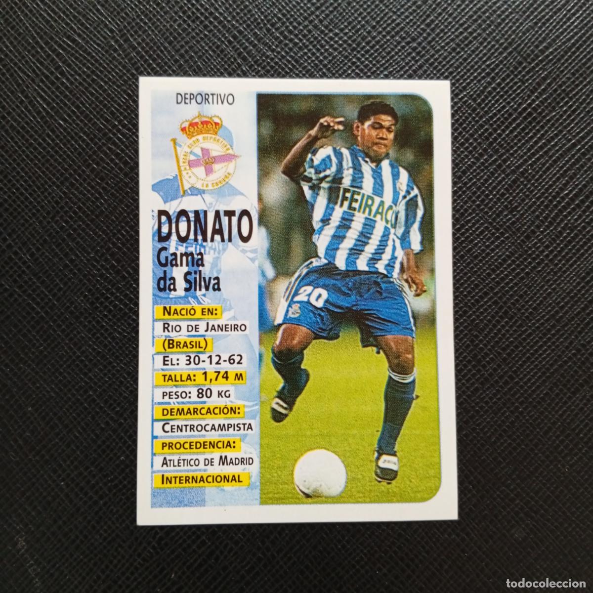 Cartes &agrave; collectionner de Football: 227 DONATO DEPORTIVO CORU&Ntilde;A PANINI 1998 1999 CROMO FUTBOL LIGA 98 99 - SIN PEGAR - A67 PG451