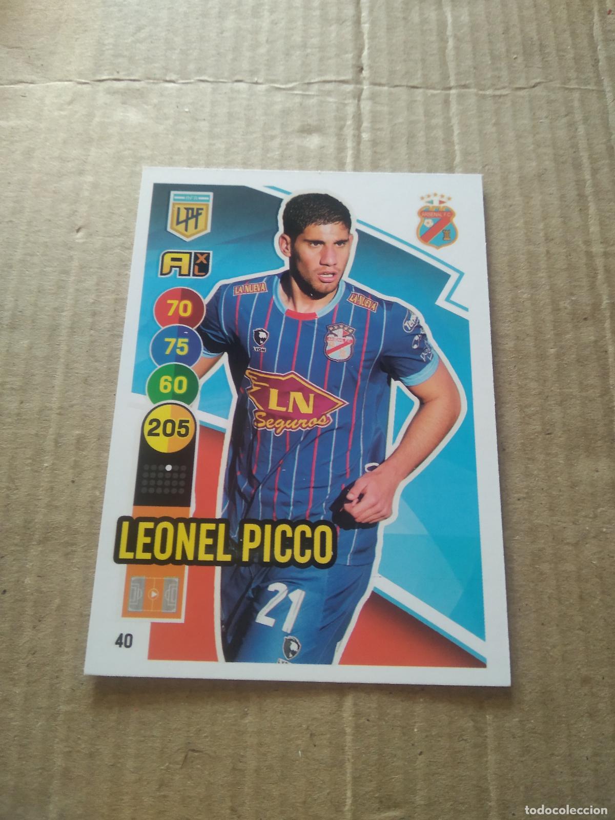 Cartes &agrave; collectionner de Football: 40 LEONEL PICCO ARSENAL CROMO FUTBOL ARGENTINO PANINI LIGA ARGENTINA 2021 ADRENALYN