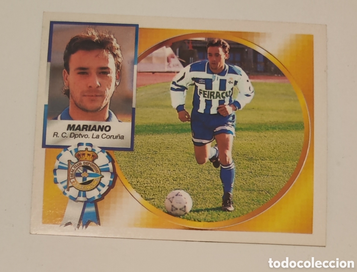 Cartes &agrave; collectionner de Football: Este 94 95 nuevo sin pegar muy buen estado Deportivo Coru&ntilde;a Mariano baja