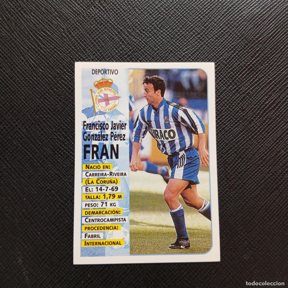 Cartes &agrave; collectionner de Football: 232 FRAN DEPORTIVO CORU&Ntilde;A PANINI 1998 1999 CROMO FUTBOL 98 99 - SIN PEGAR - A67 PG469