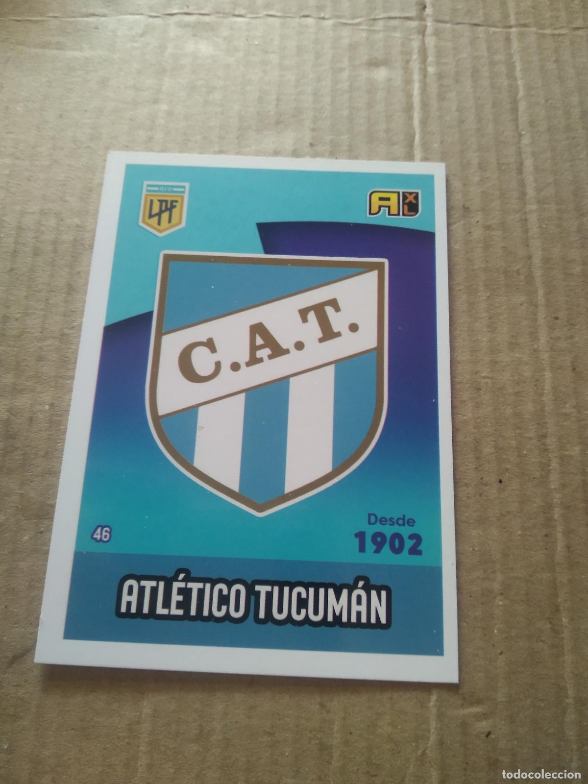 Cartes &agrave; collectionner de Football: 46 ESCUDO ATLETICO TUCUMAN CROMO FUTBOL ARGENTINO PANINI LIGA ARGENTINA 2021 ADRENALYN