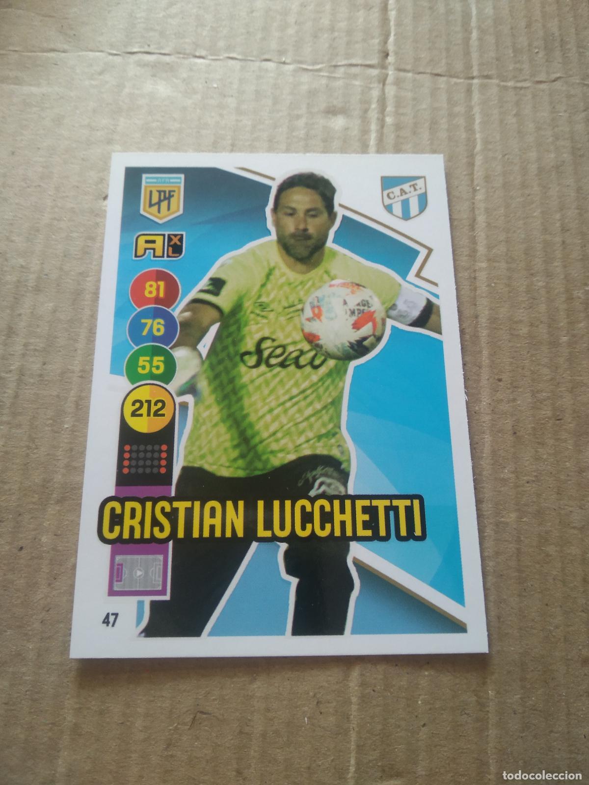 Cartes &agrave; collectionner de Football: 47 CRISTIAN LUCCHETTI ATLETICO TUCUMAN CROMO FUTBOL ARGENTINO PANINI LIGA ARGENTINA 2021 ADRENALYN
