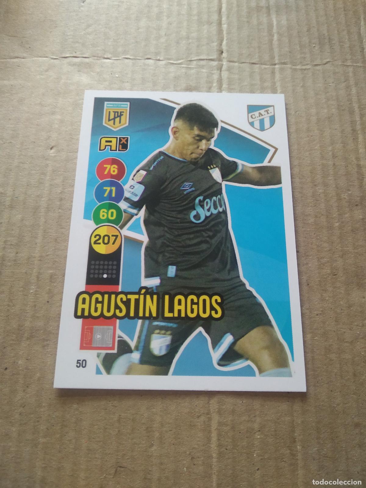 Cartes &agrave; collectionner de Football: 50 AGUSTIN LAGOS ATLETICO TUCUMAN CROMO FUTBOL ARGENTINO PANINI LIGA ARGENTINA 2021 ADRENALYN